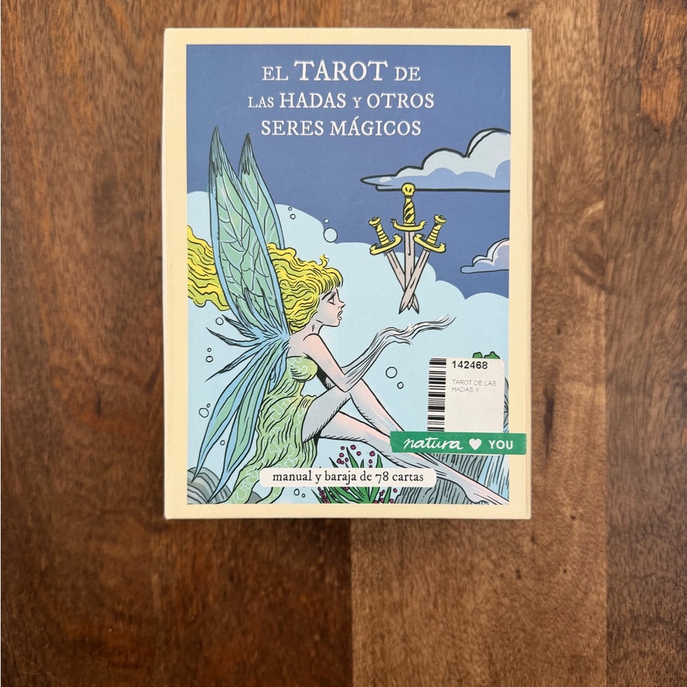 El Tarot de Las Hadas y Otros Seres Mágicos Tarot Deck - Blue & Green Artwork